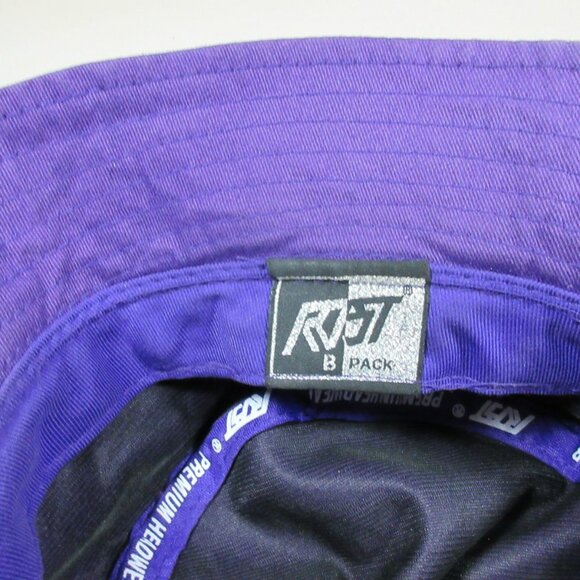 ROST mens purple an gold New York bucket hat OS EUC - Picture 6 of 9